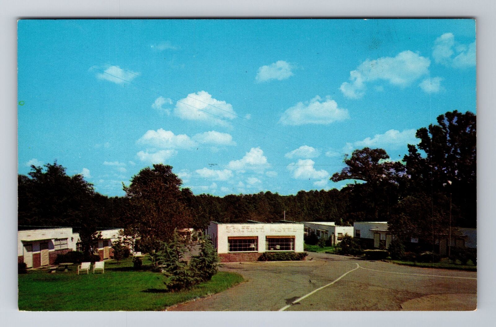Atlanta GA-Georgia, Stafford Motel Advertising, Antique, Vintage Postcard