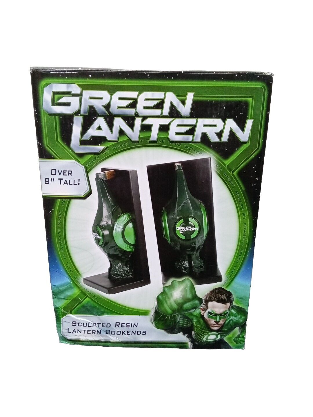 Green Lantern Movie Scultped Resin Bookends by NECA