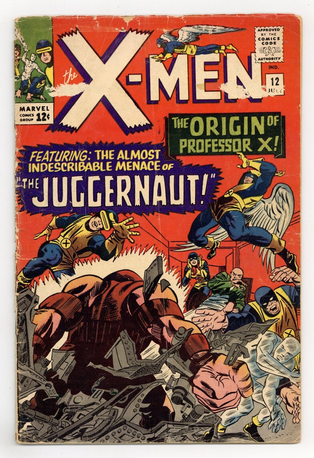 Uncanny X-Men #12 GD- 1.8 1965 1st app. Juggernaut