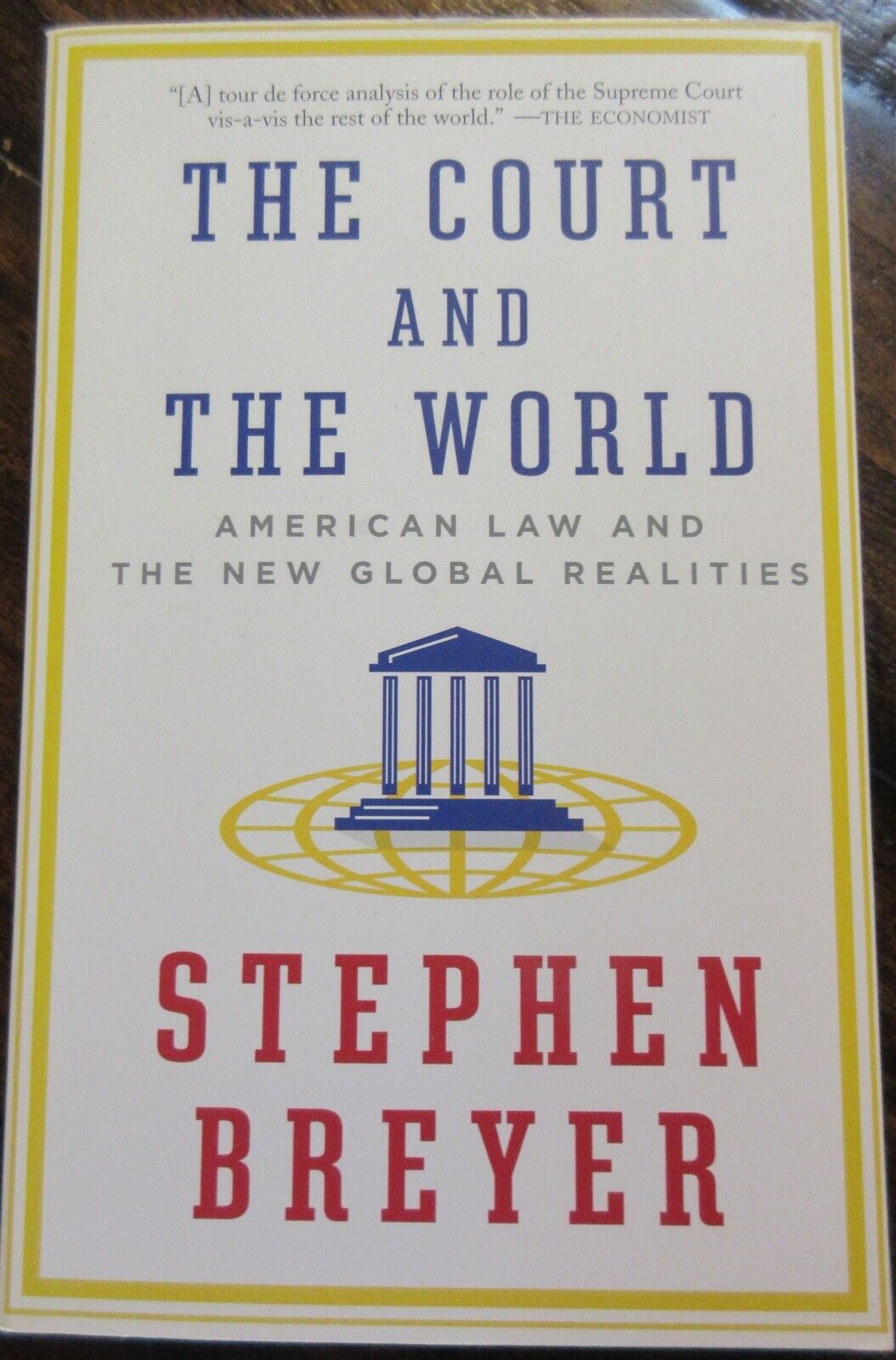 Stephen Breyer Supreme Court Justice Signed Book - Beckett BAS