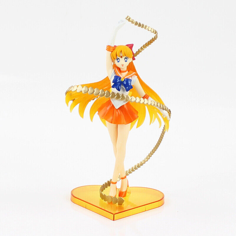Anime Sailor Moon Aino Minako Sailor Venus Figure Collection Model Toy Gift 8 in