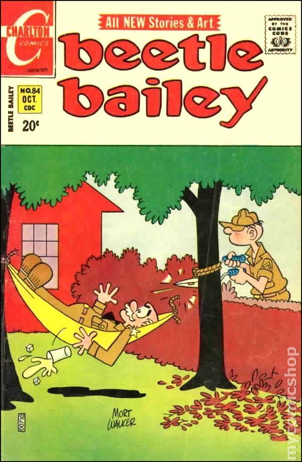 Beetle Bailey #84 VG 4.0 1971 Stock Image Low Grade