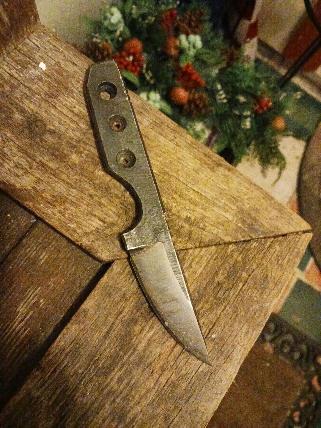 custom made 5160 steel fixed blade edc knife