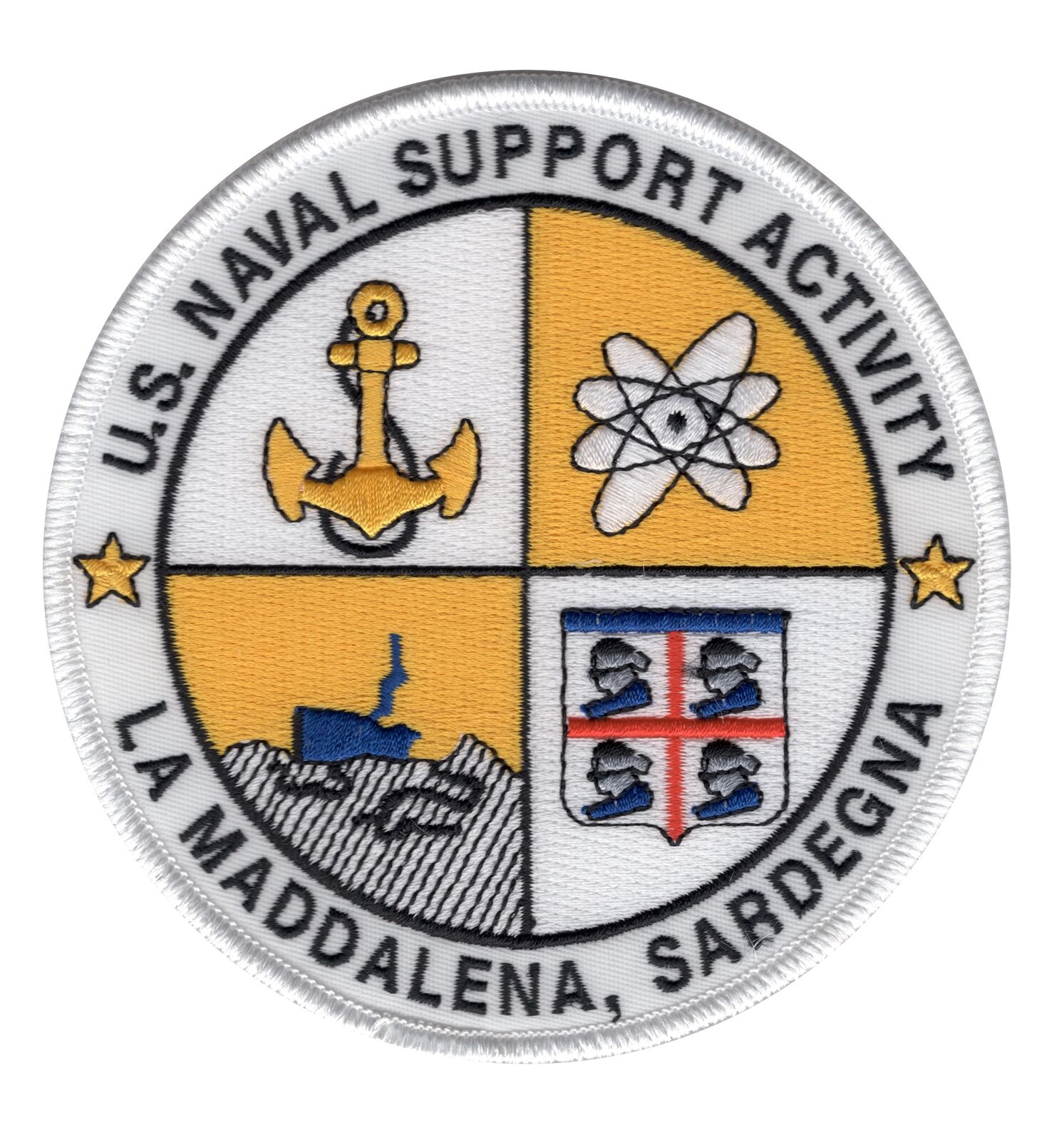 Naval Support Activity Station La Maddalena Sardegna Patch