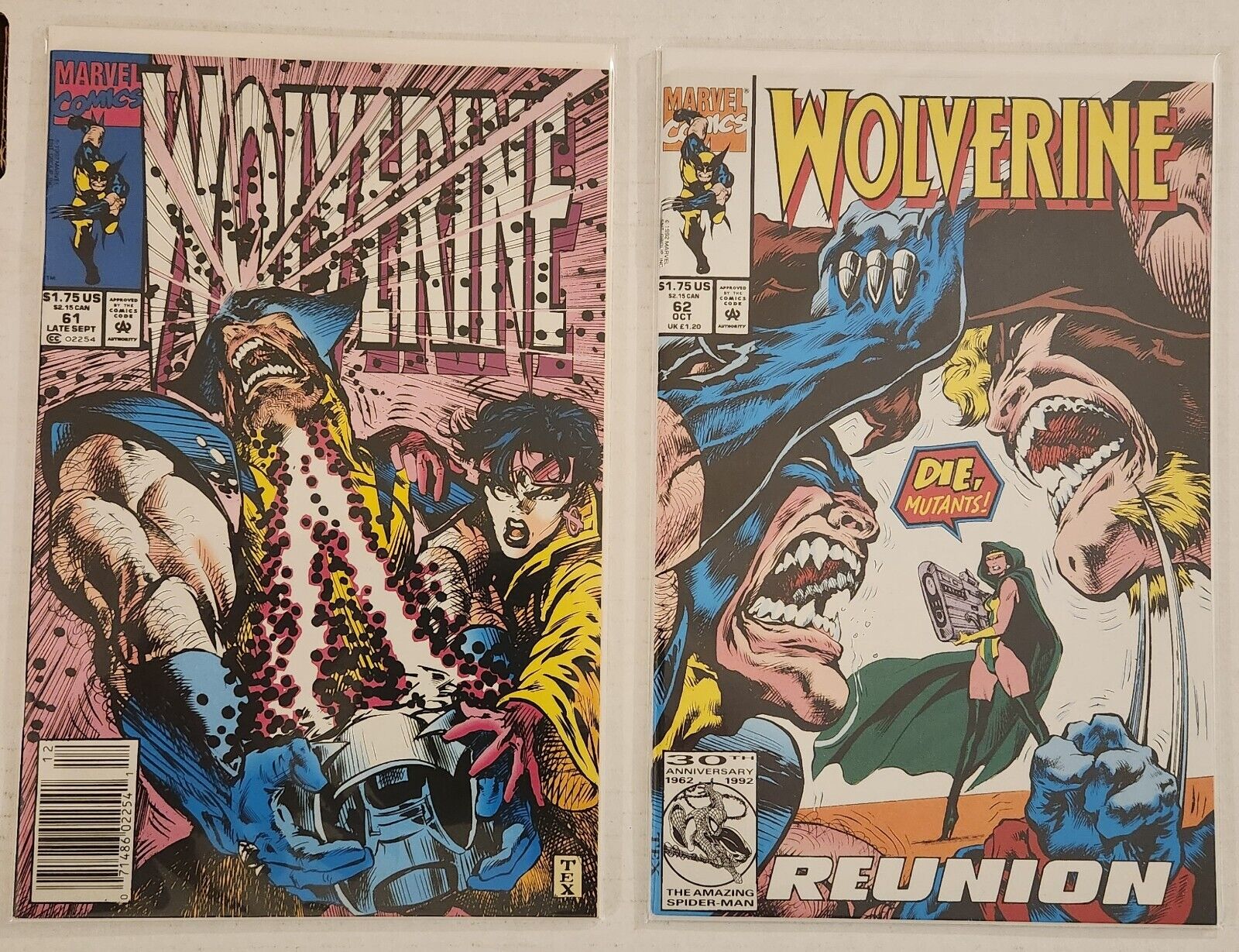 Wolverine (vol. 2) #61-70 (Marvel Comics 1992-1993) 10 issue run