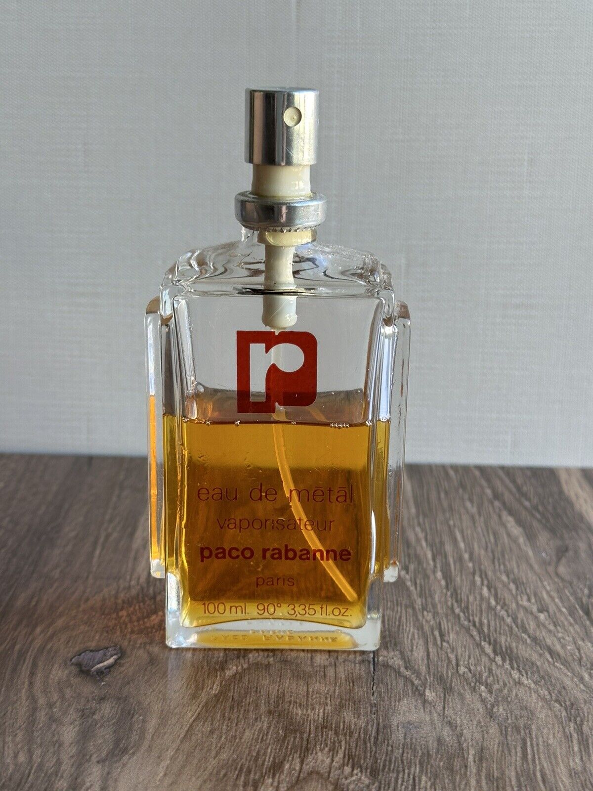 Paco Rabanne Eau de Metal Women's Vintage Fragrance. 100 ml 3.35 fl. oz