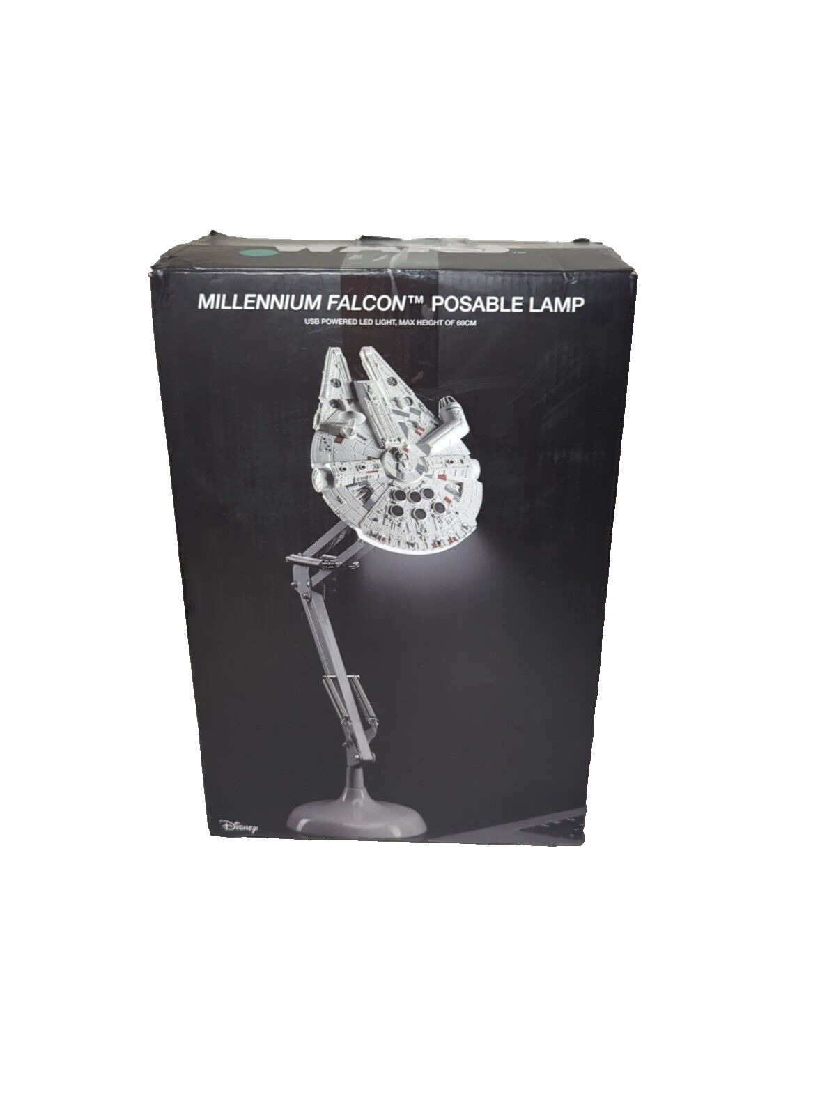 Paladone Star Wars Millennium Falcon Posable Desk Lamp, OPEN BOX