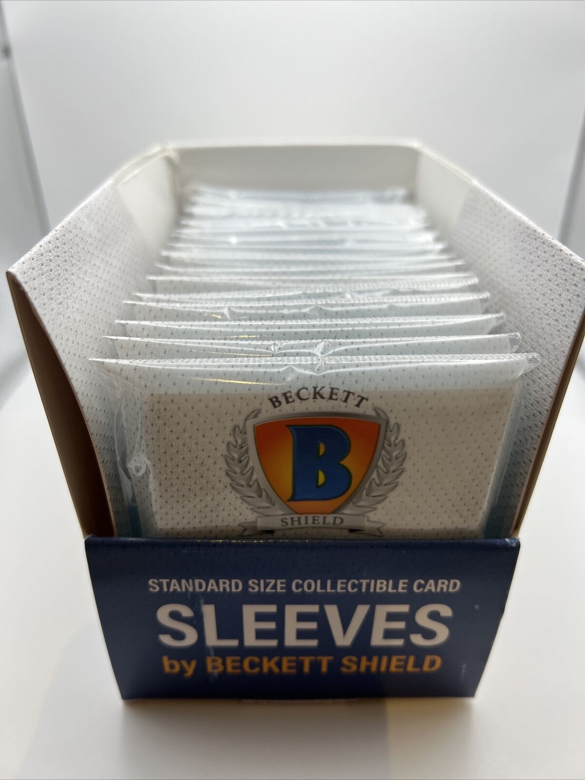 Beckett Shield Soft Penny Card Sleeves 15 Packs of 100 Sleeves, Full Box of 1500