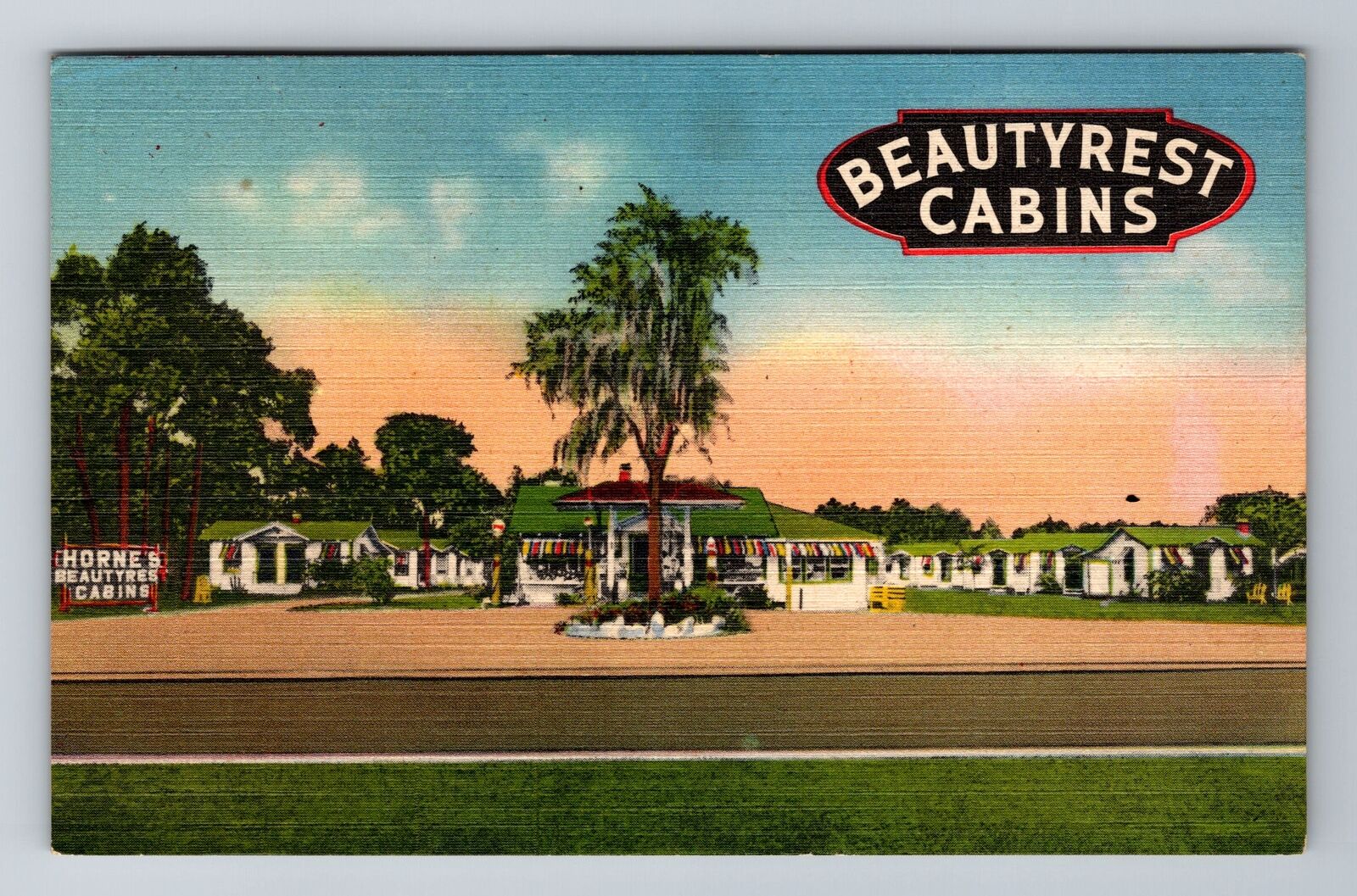 Bayard FL-Florida, Beautyrest Cabins, Advertising, Antique, Vintage Postcard