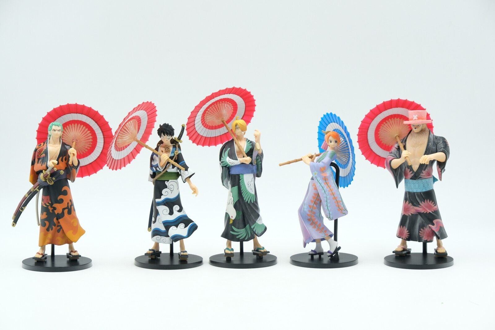 NO BOX Shokugan Super One Piece Styling Kimono Style Figure Missing Some Weapons
