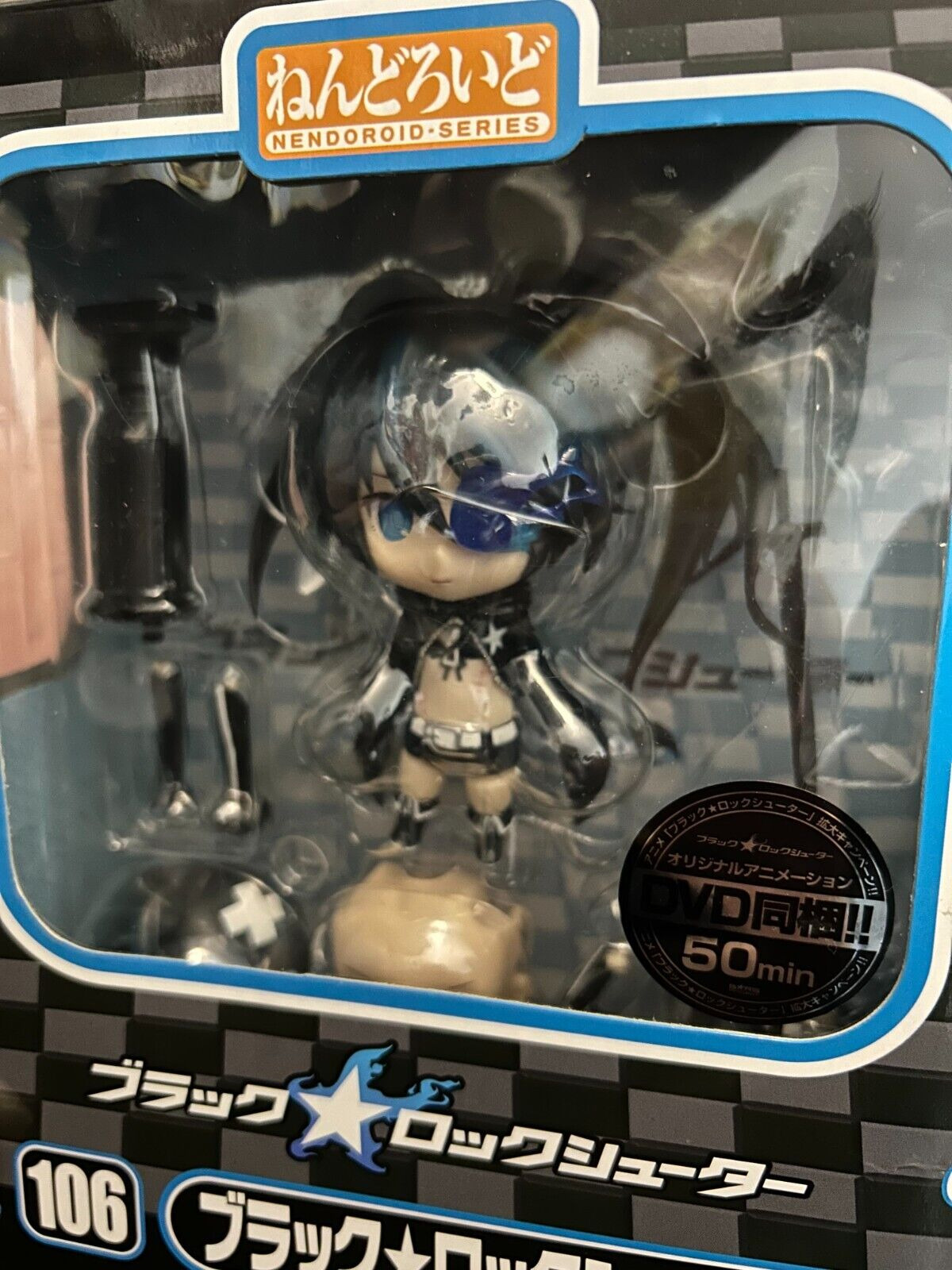 Black Rock Shooter Nendoroid #106 First Release (used) with DVD