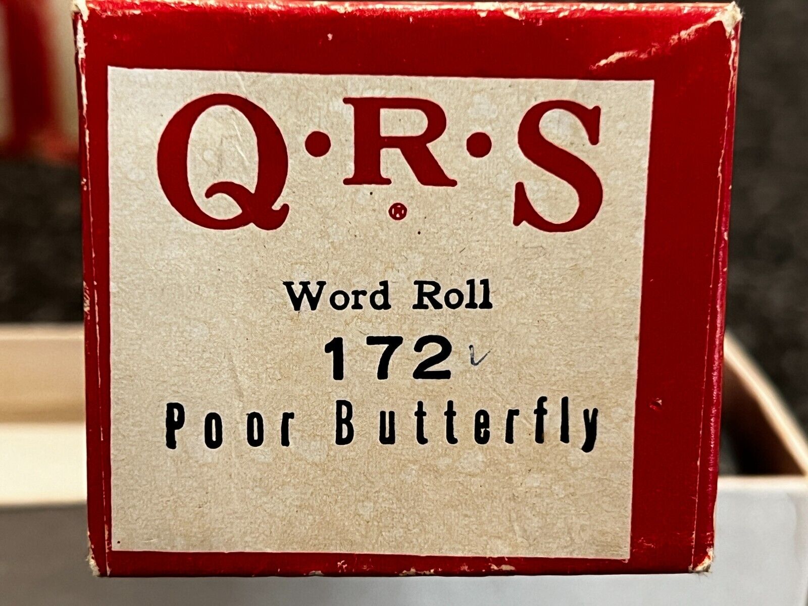 QRS Player Piano Word Rolls in Original Boxes Vintage 1960\'s 70\'s (Choose Title)