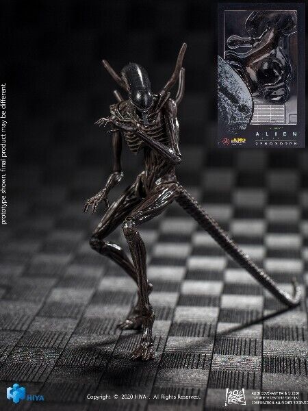 Hiya Toys Alien Covenant Xenomorph 1:18 Scale Action Figure Brand New In Stock