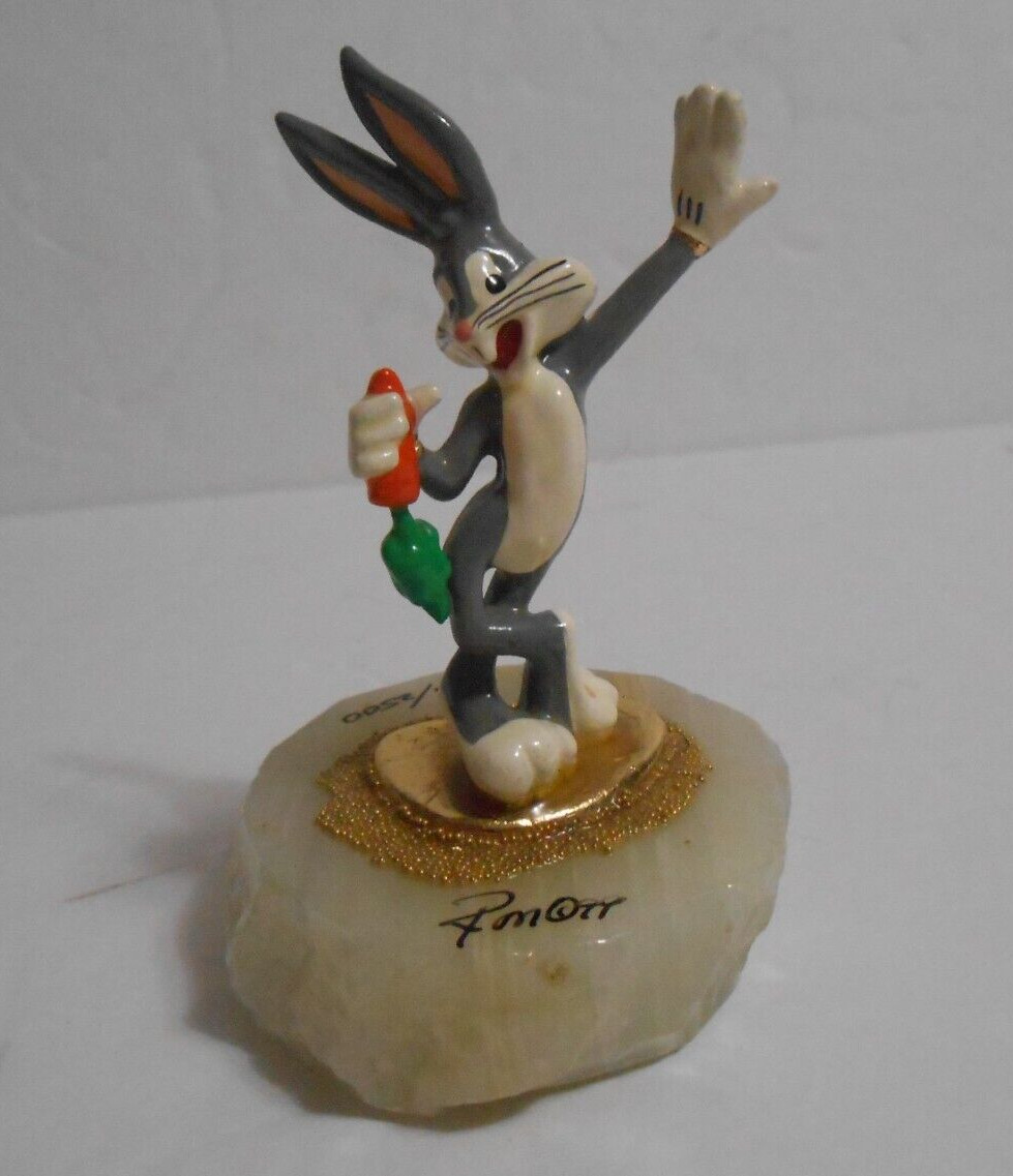 Signed Ron Lee Warner Brothers Bugs Bunny 1999 Figurine  #706/2500