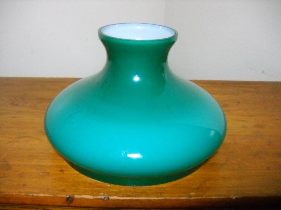 Green Cased Glass Tam O Shanter Shade 10\