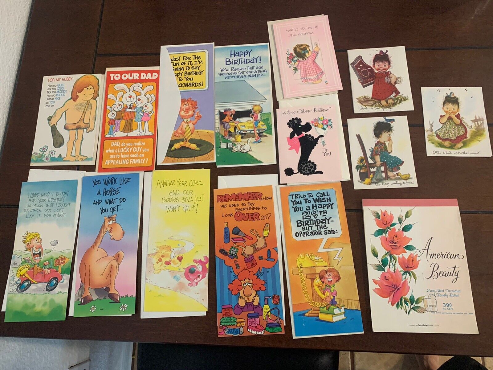 Vintage 1980's Greeting Cards Gallant, Laurel & more