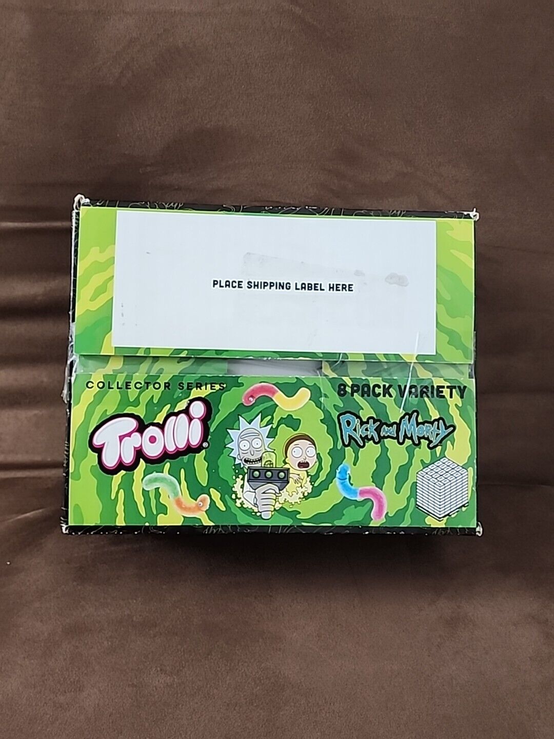 Collectors Series - Rick and Morty Trolli Gummy Worms  - Sealed Box of 8, RARE