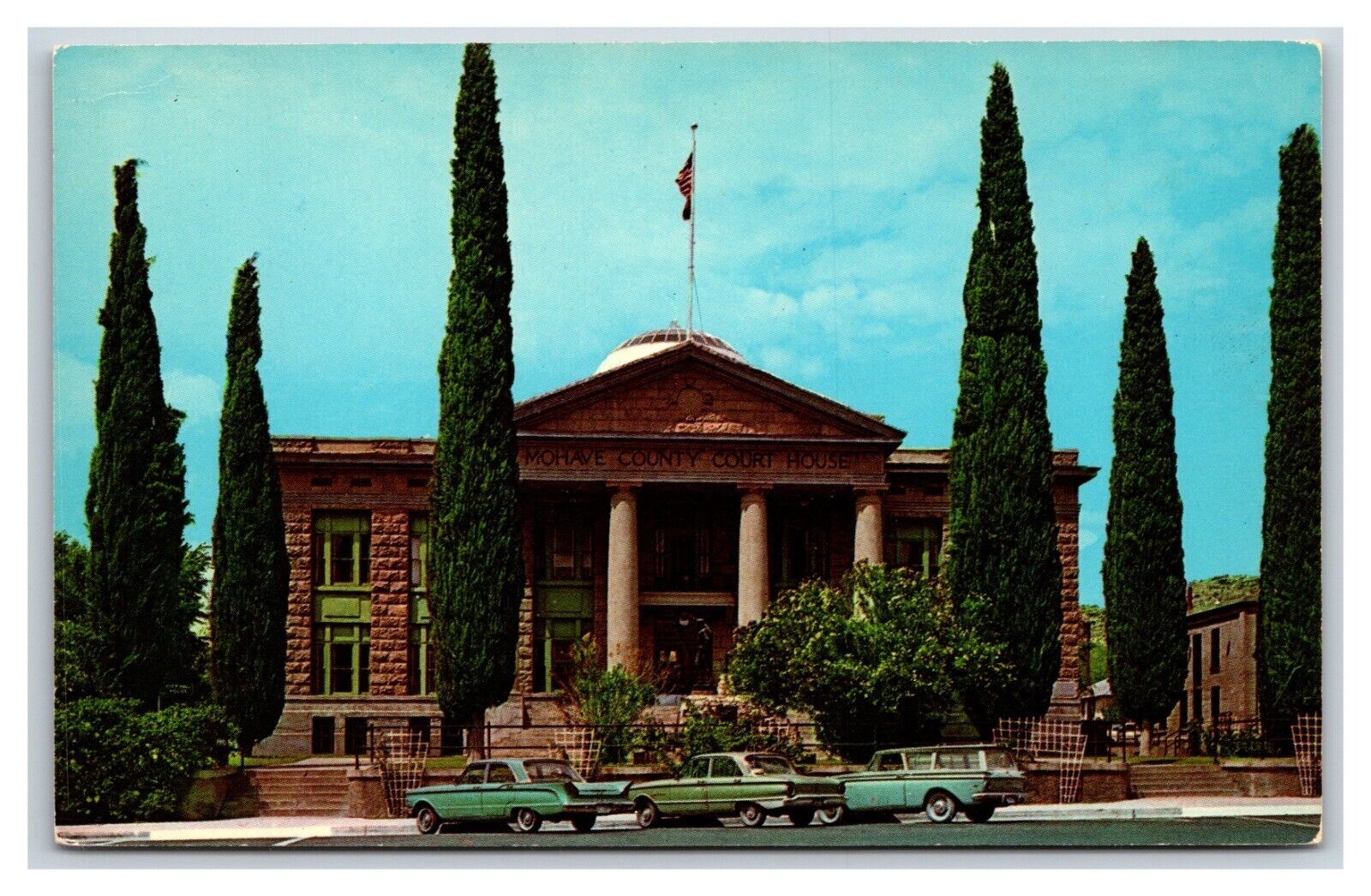 Mohave County Courthouse Kingman Arizona AZ UNP Chrome Postcard S11