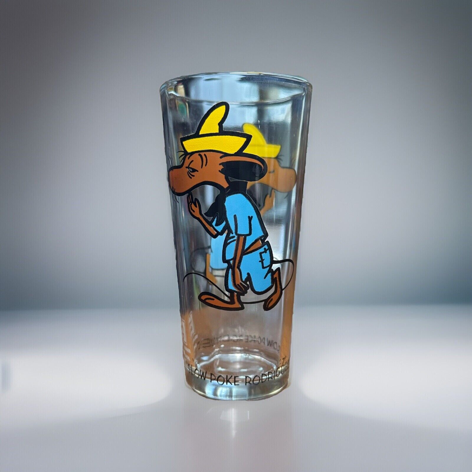 Vintage 1973 Pepsi Collector Series Glass Cup Slow Poke Rodriguez Looney Tunes