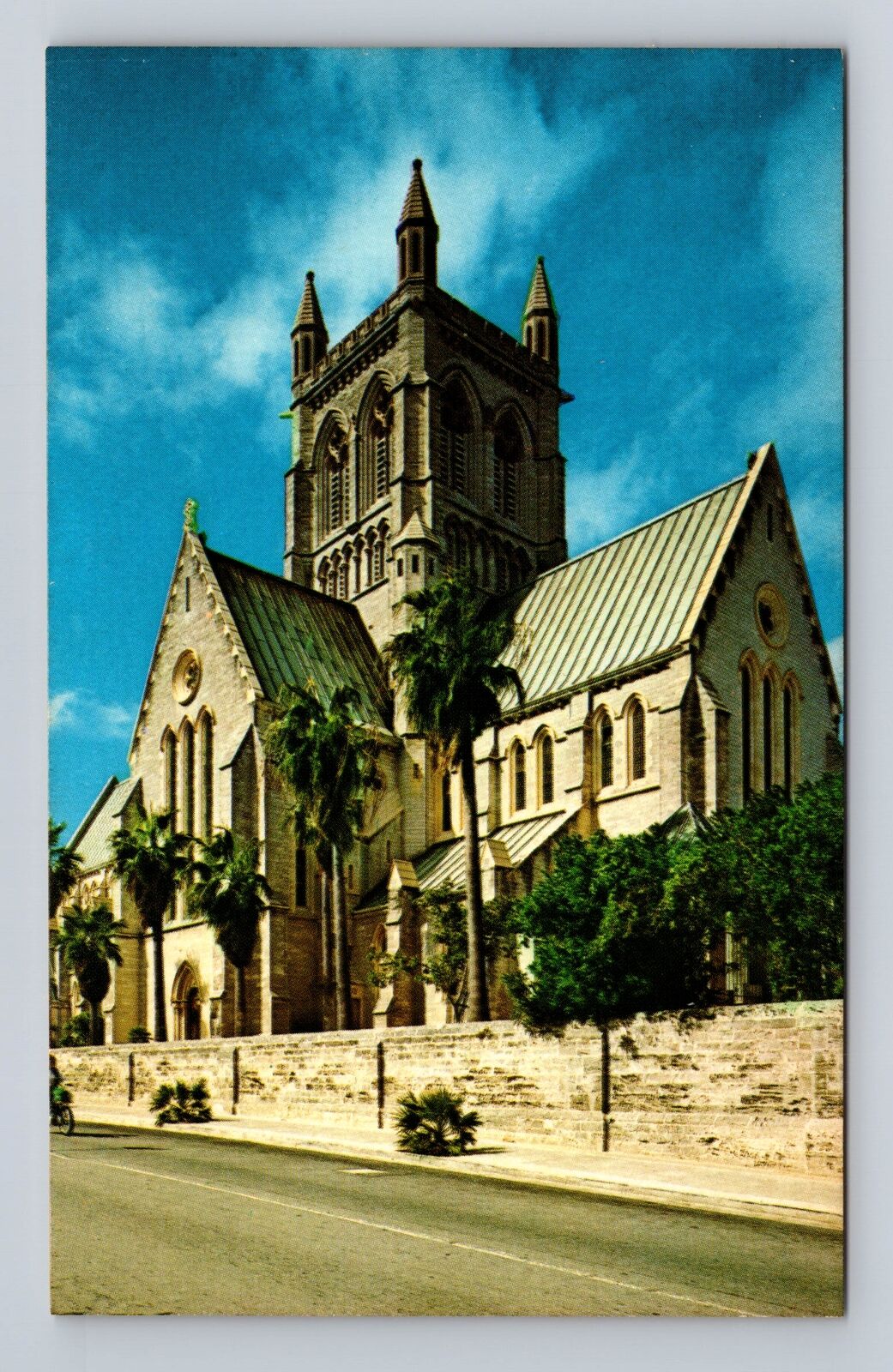 Bermuda, Bermuda's Anglican Cathedral, Most Holy Trinity, Vintage Postcard