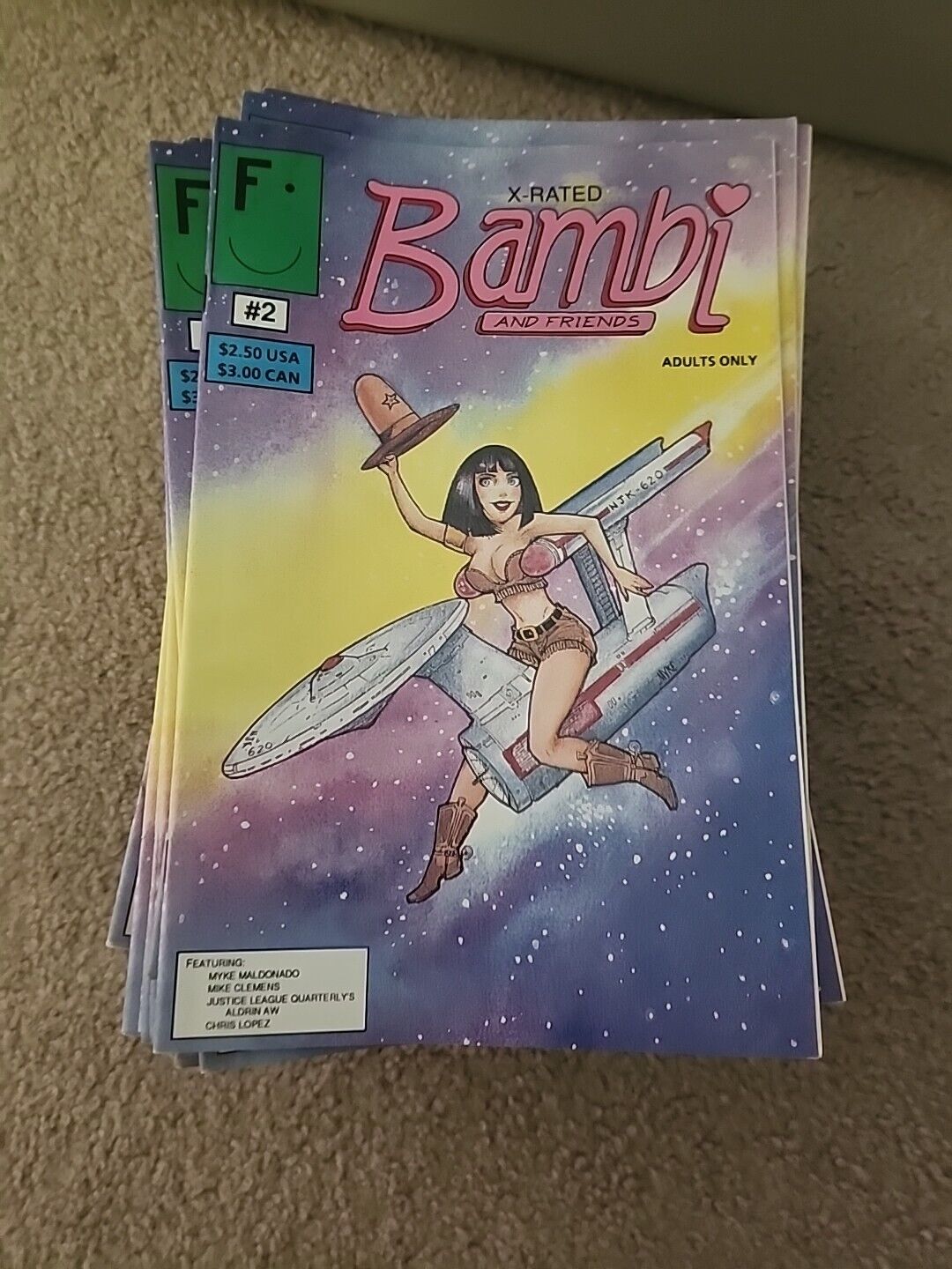Bambi and Friends #2 (Friendly Comics, 1991) Vintage Rare Comic Book Lot Of 70