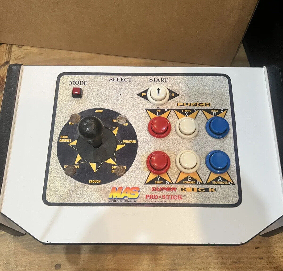 RARE MAS Multi Arcade System SUPER PRO STICK USA  For Sega Genesis
