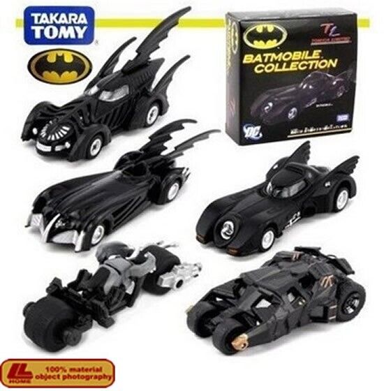 Anime Tomica Limited Batman Batmobile Collection 1-5 5Pcs Takara Tomy Toy Gift