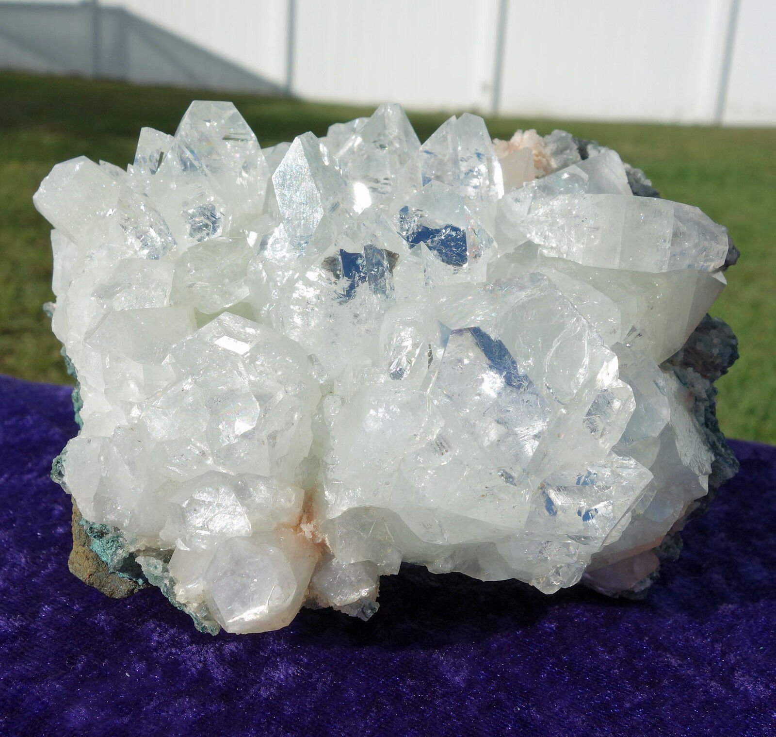 Sweet Sparkling Apophyllite & Stilbite Chalcedony Crystal Points For Sale ASC2