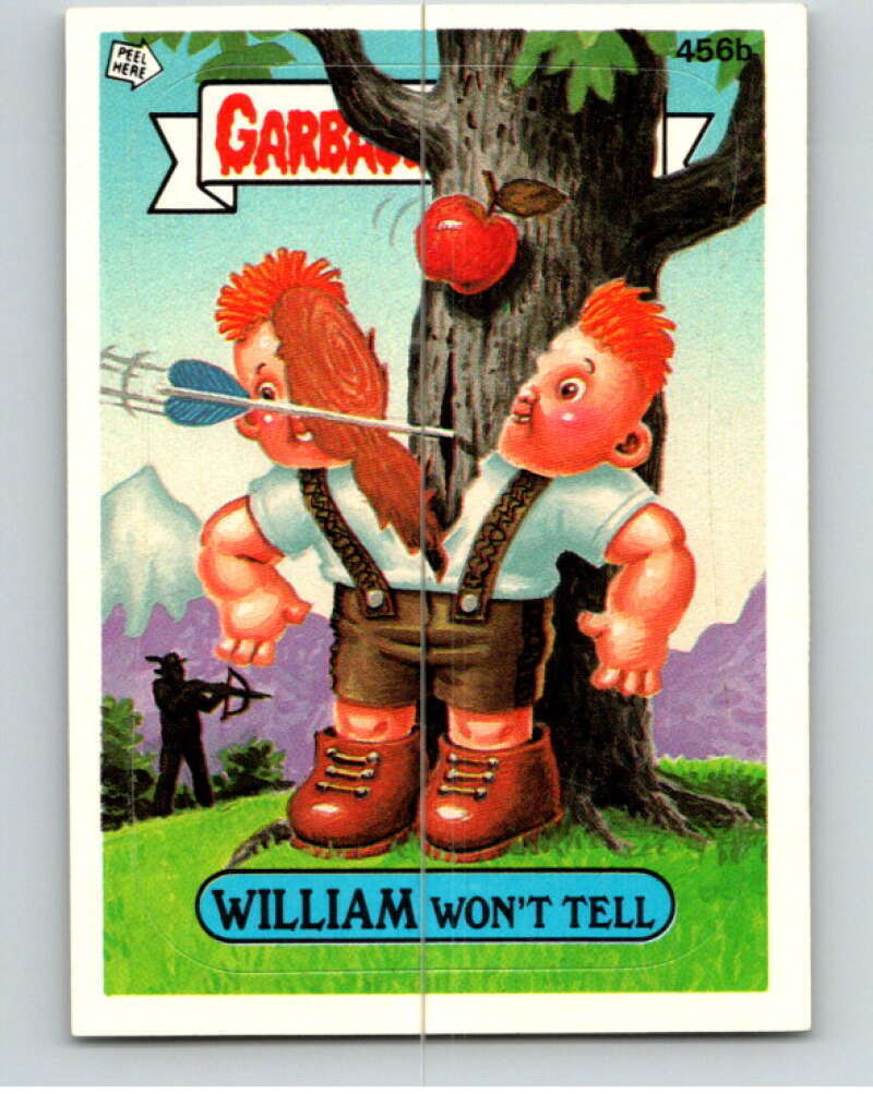 1987 Topps Garbage Pail Kids Series 11 #456B William Won\'t Tell  V73779
