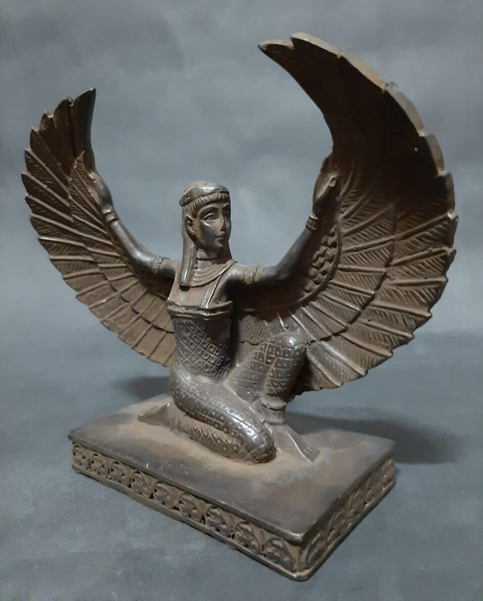 Ancient Egyptian Antiques Egyptian Statue Beautiful Goddess Winged ISIS Egypt BC