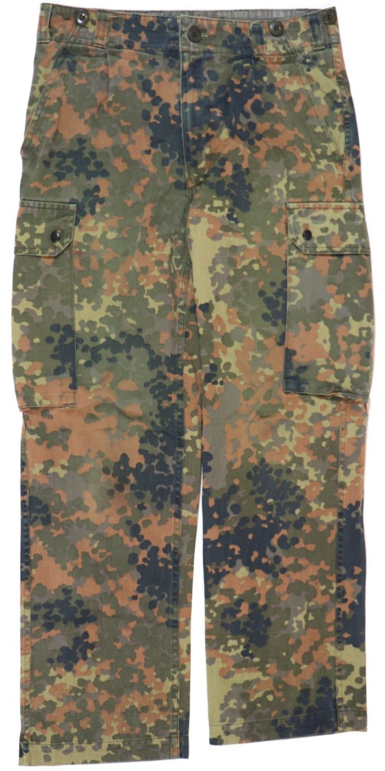 Large Reg. (Gr.8) German Bundeswehr Flecktarn Military Pants Trousers Camo Army