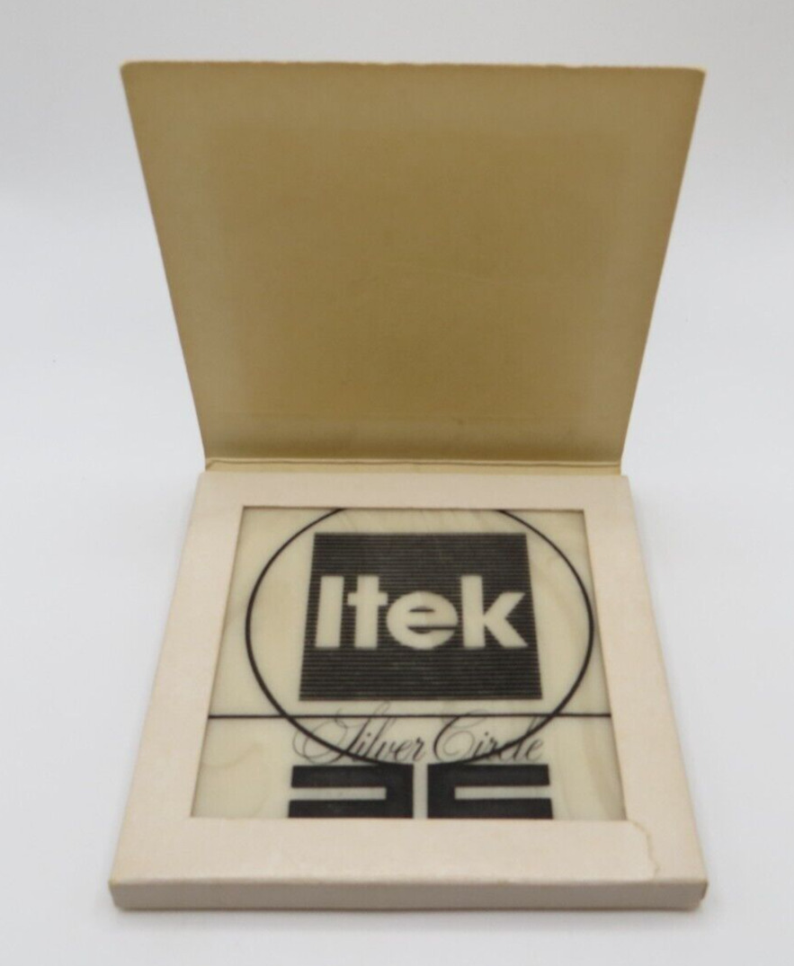 ITEK Silver Circle 25 25th Anniversary Tile Coaster company award recognition