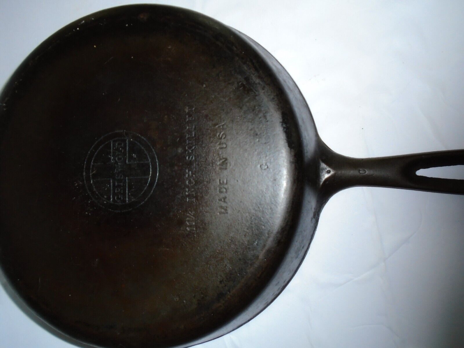 Vintage GRISWOLD Cast Iron Skillet, No. 9, 11-1/4\'\', fry pan