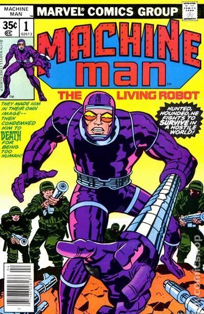Machine Man #1 FN 1978 Stock Image