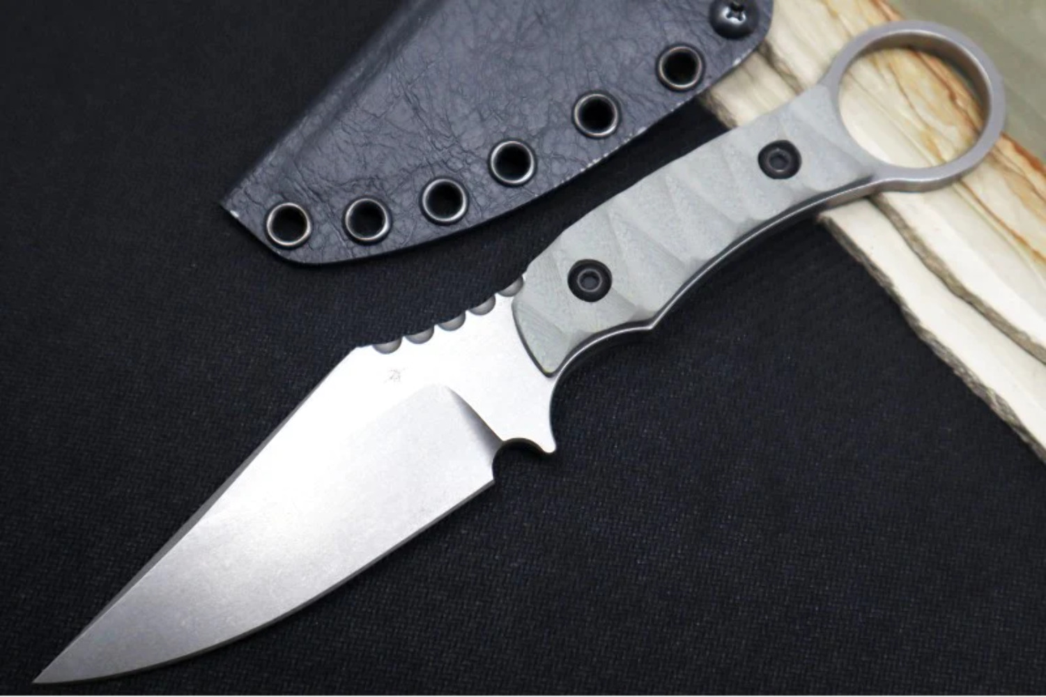 Toor Knives Vandal Stealth - Natural Finished Blade / CPM-3V Steel / G-10 Handle