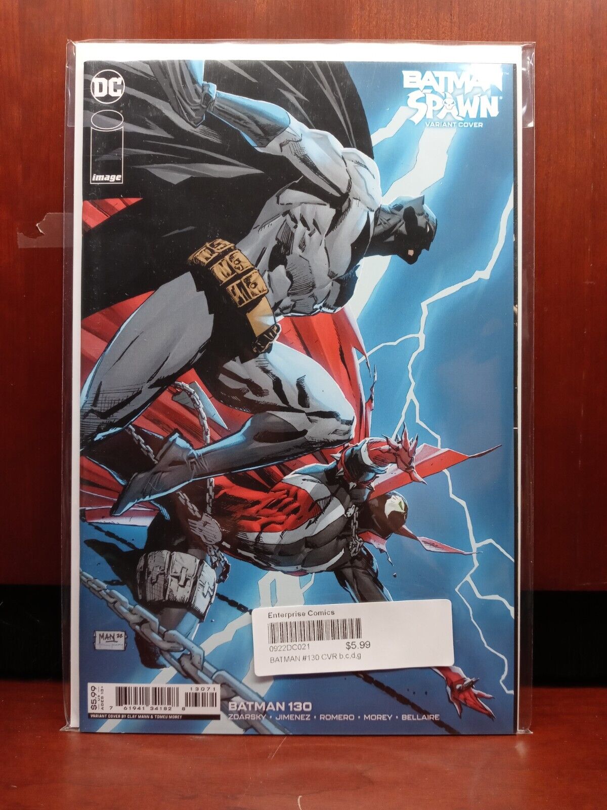 Batman #130 Cvr G Mann Spawn DC Comics 2022 1st Print