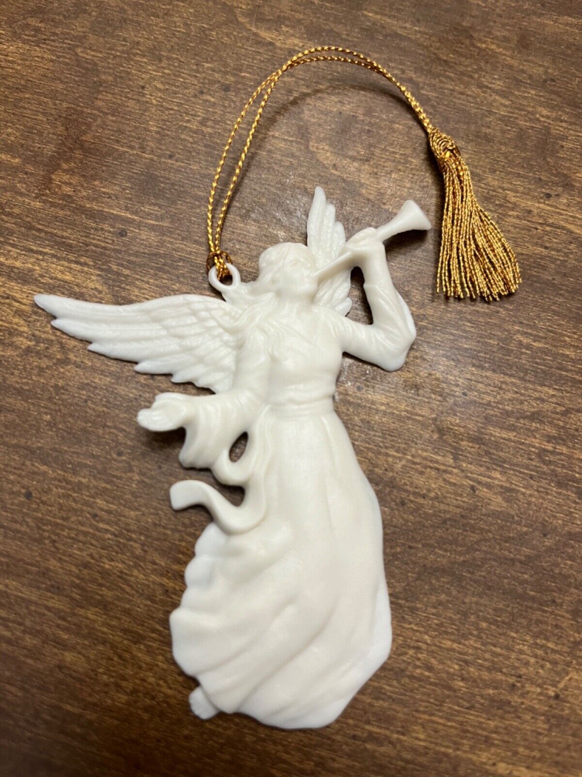 Lenox Renaissance Angel With Horn Christmas Ornament