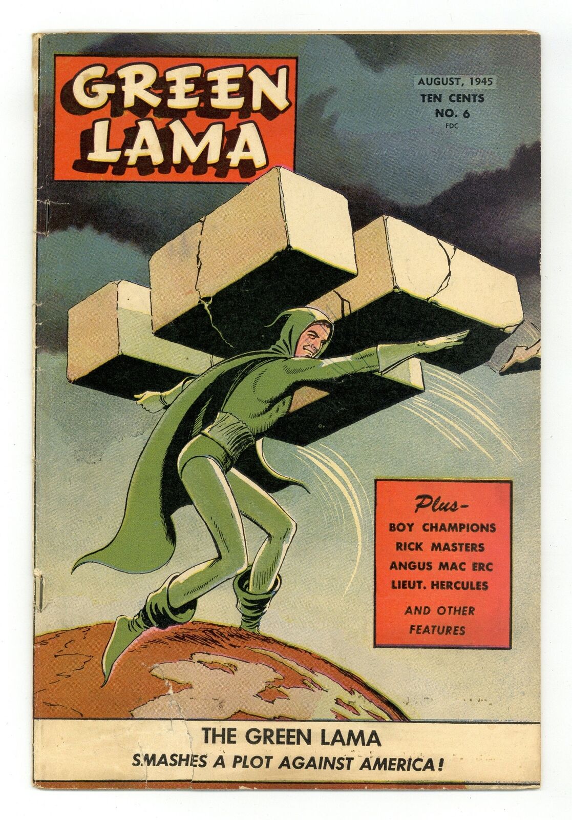 Green Lama #6 PR 0.5 1945