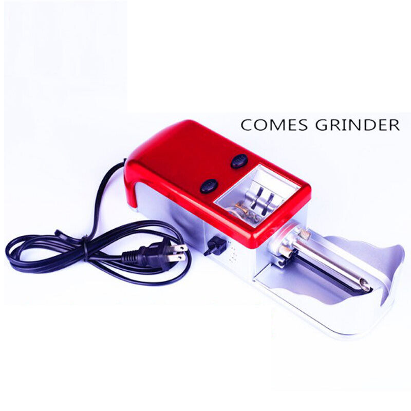 220V Electric Cigarette Rolling Machine Automatic Tobacco Roller Injector Maker