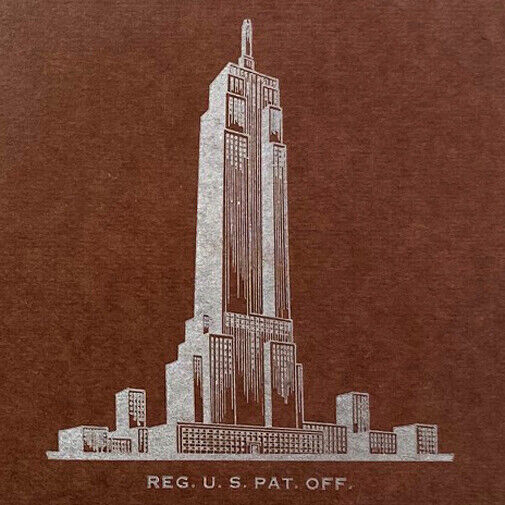 Vintage Empire State Building Rent Receipts Book With Stubs