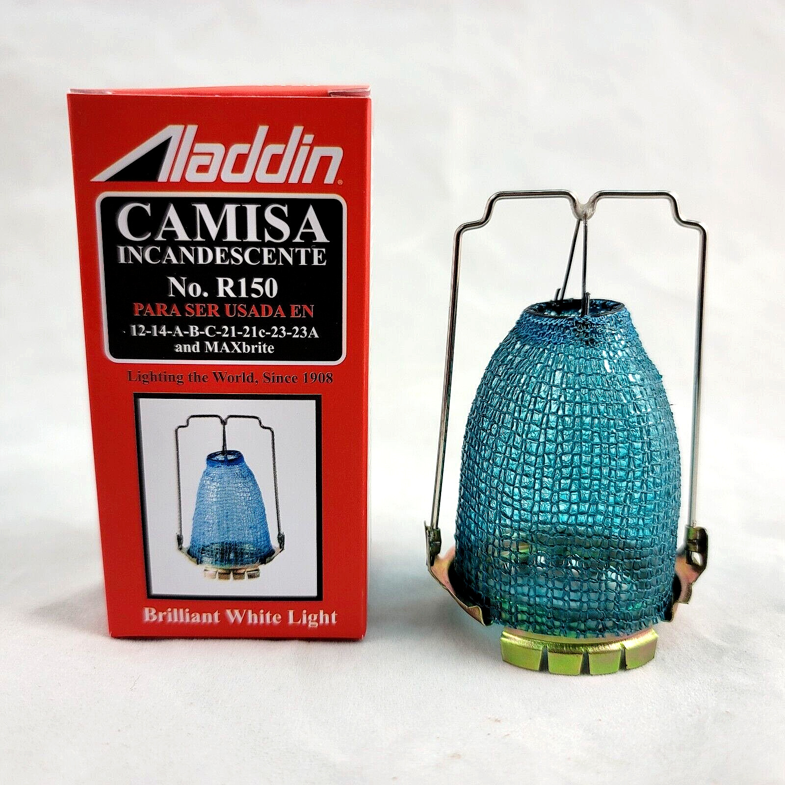 ALADDIN  R-150  LOX-ON  OIL  LAMP  MANTLE  (New Current Production)