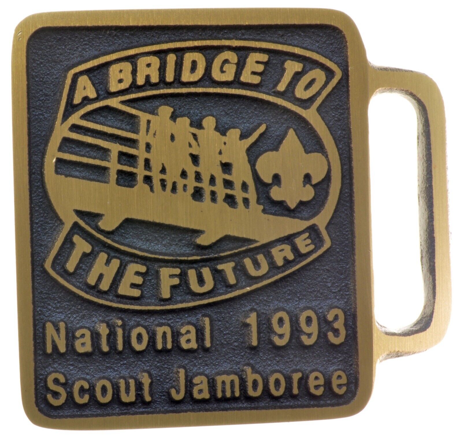 Max Silber 1993 National Jamboree Buckle - Mint