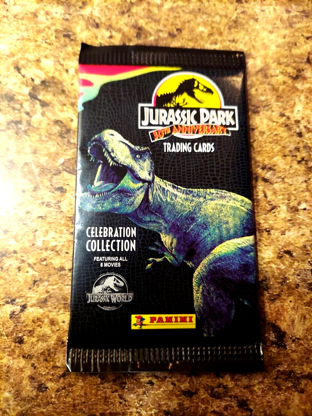 JURASSIC PARK 30TH ANNIVERSARY CELEBRATION COLLECTION 1 PACK OF TRADING CARDS...