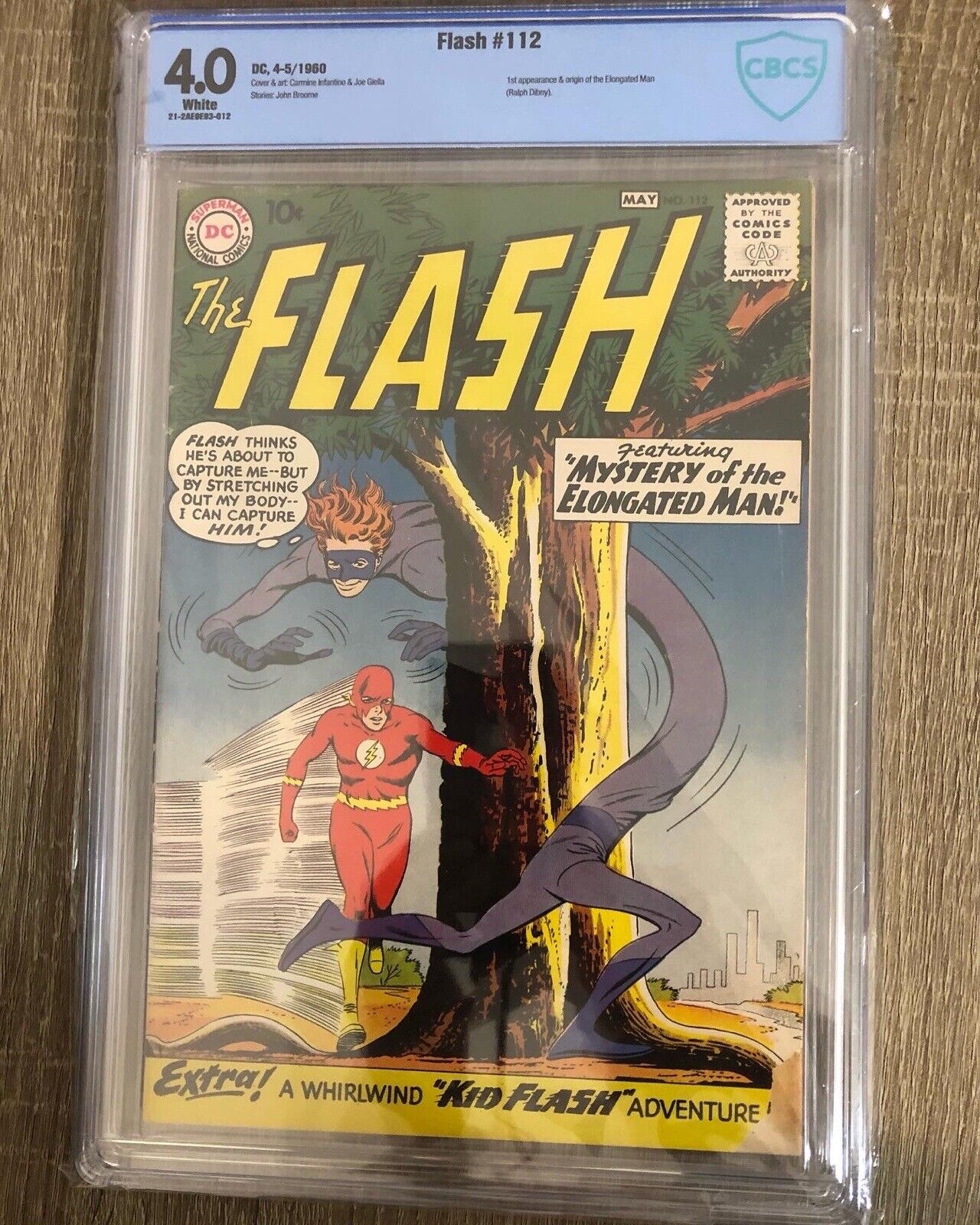 Flash #112 (1st App. & Origin of Elongated Man)