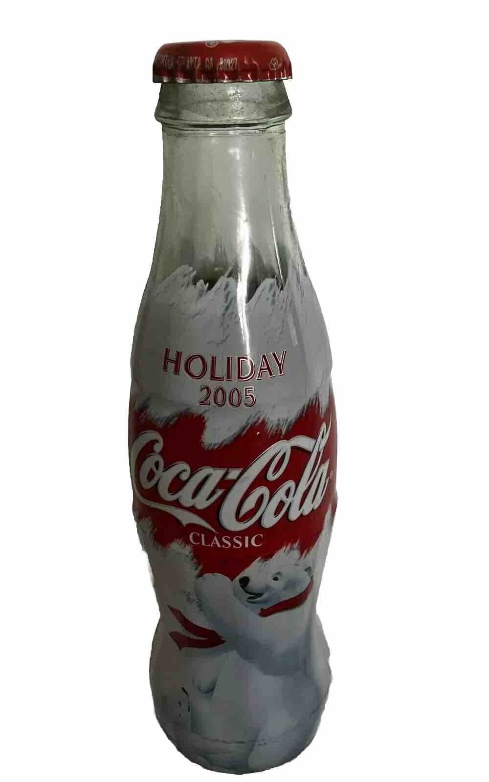 Coca-Cola Holiday Polar Bear 2005 8 OZ Unopened Bottle