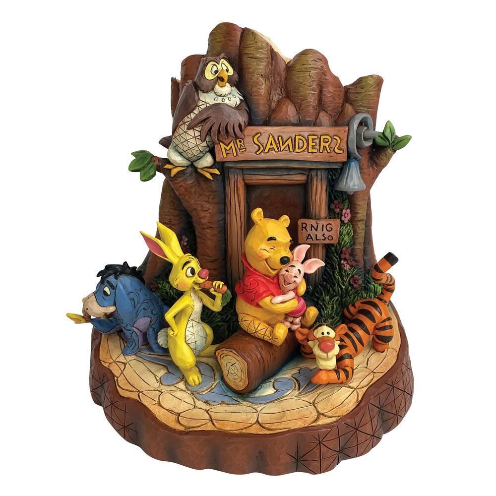 Jim Shore Disney Traditions: Winnie the Pooh Carved by Heart Figurine 6010879