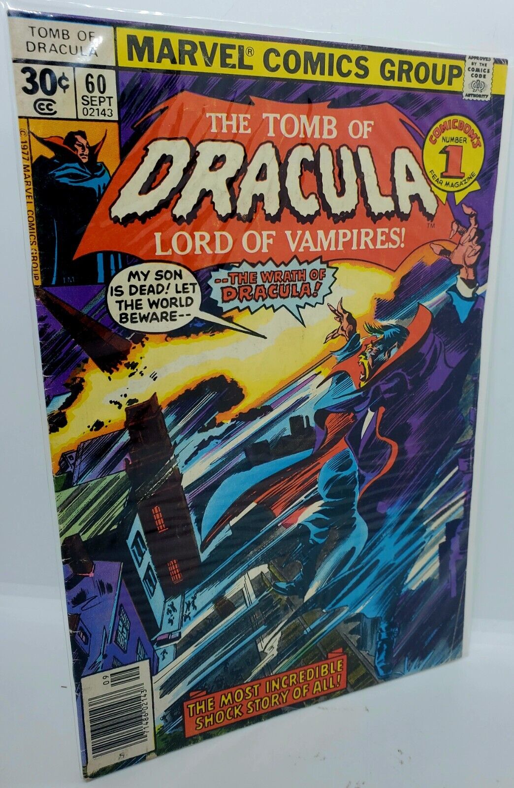 Vintage #60 Tomb of Dracula Wrath of Dracula (Marvel Comics, 1978) 1st Print 🔥