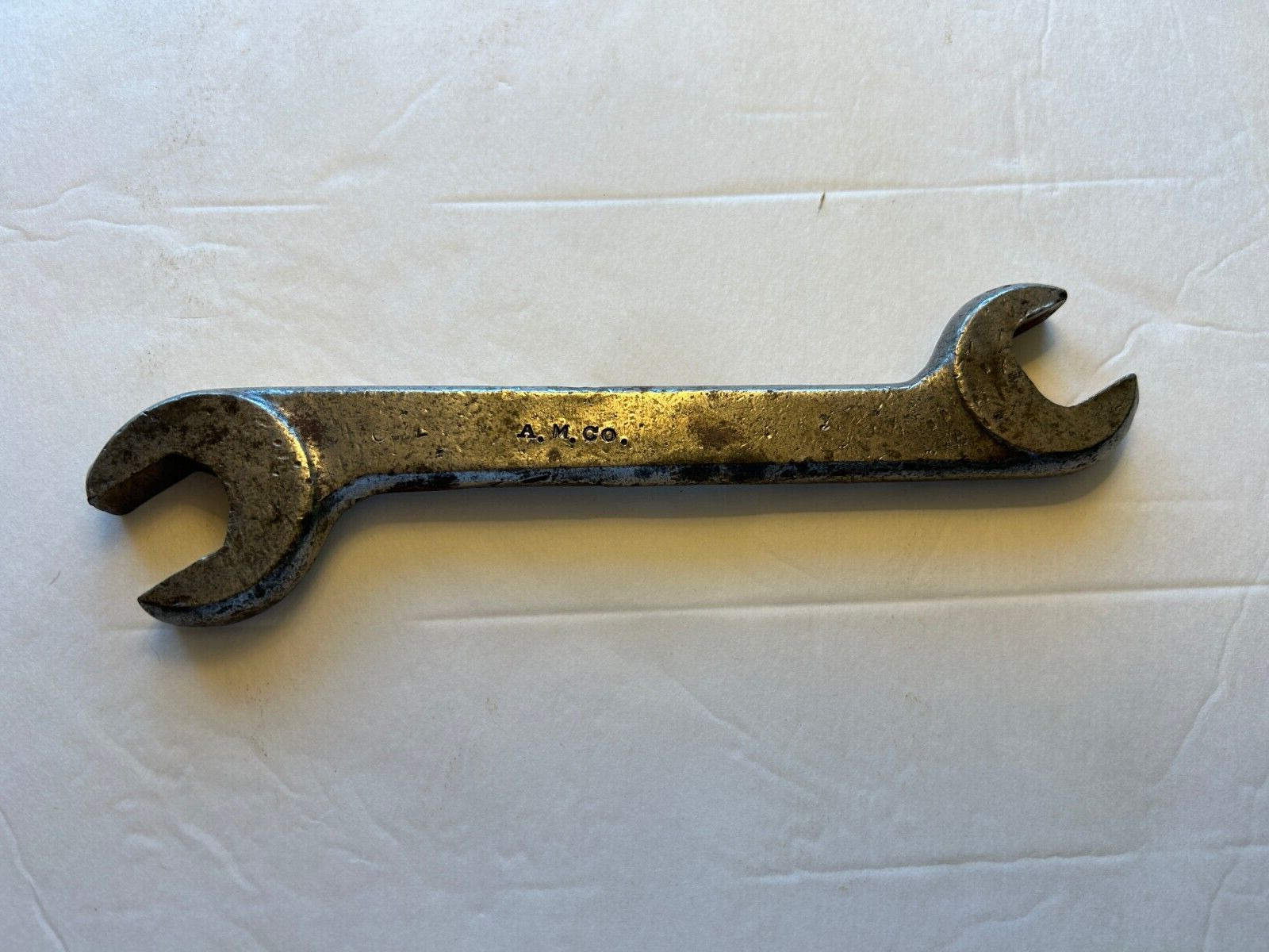 Vintage AMCO Wrench A. M. Co. #10 Open End 7/8\