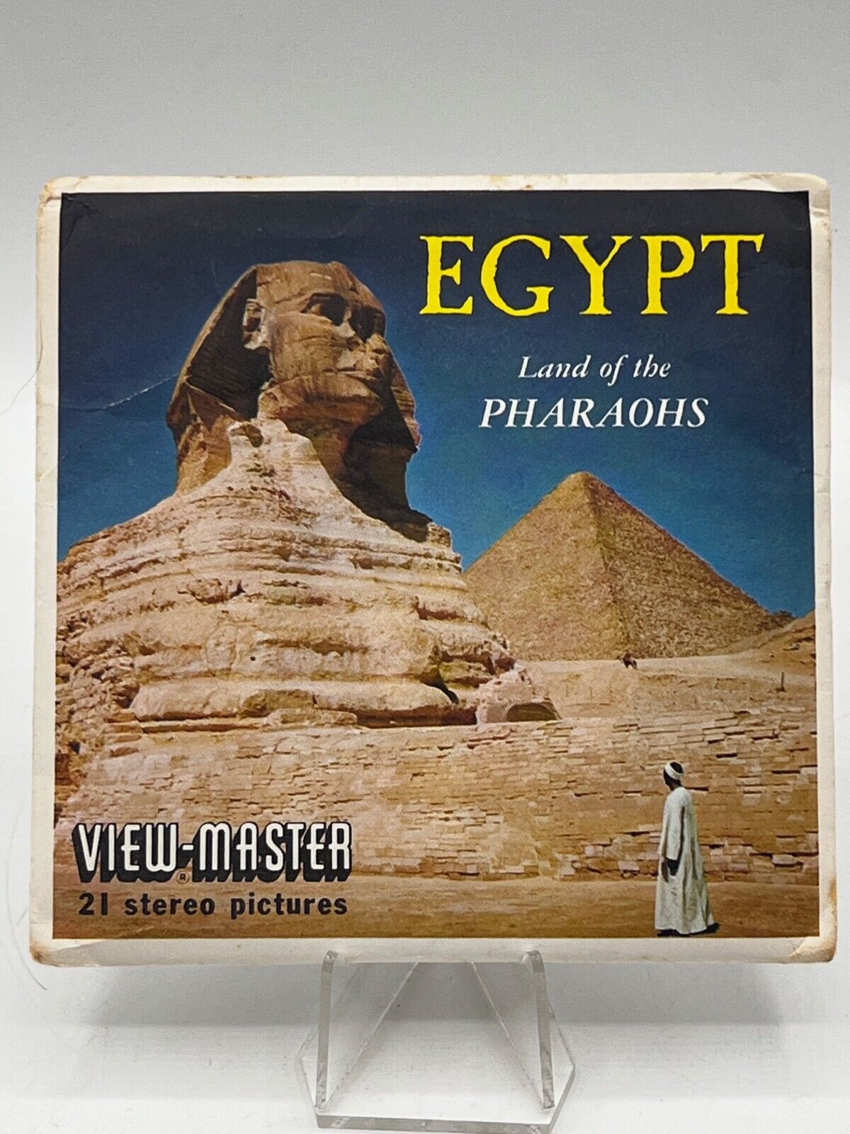 Vintage View-Master Sawyer's Inc. 1950 Egypt Land of the Pharaohs, 3-Reel packet