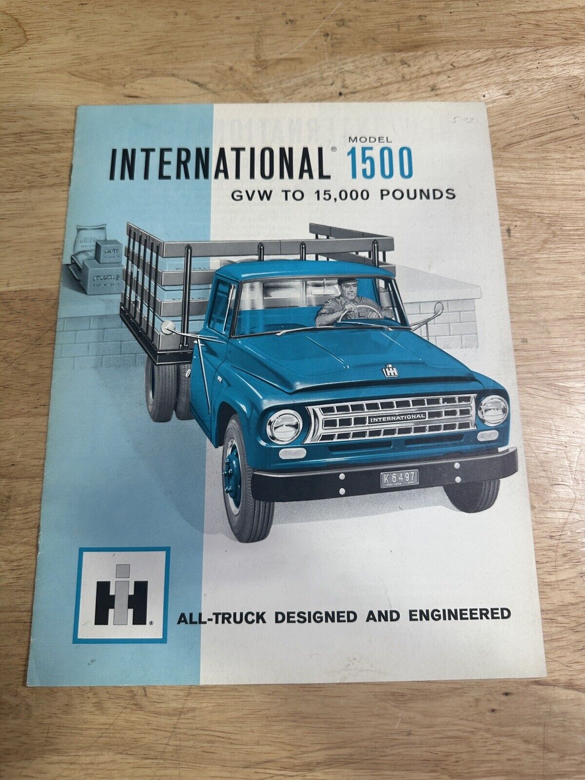 Vintage International Model 1500 Truck Sales Brochure 1963